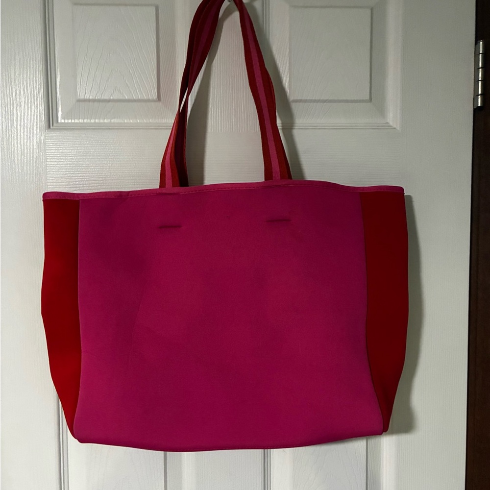 Summersalt Vibrant Pink and Red Tote